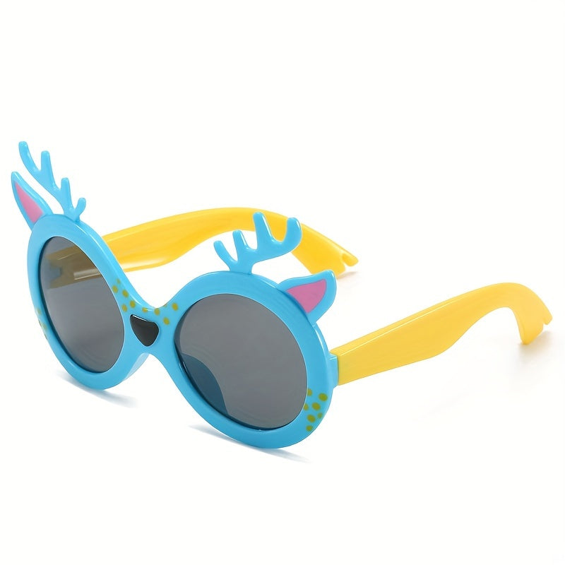 Cartoon Deer Silicone Polarized Sunglasses Sun Protection