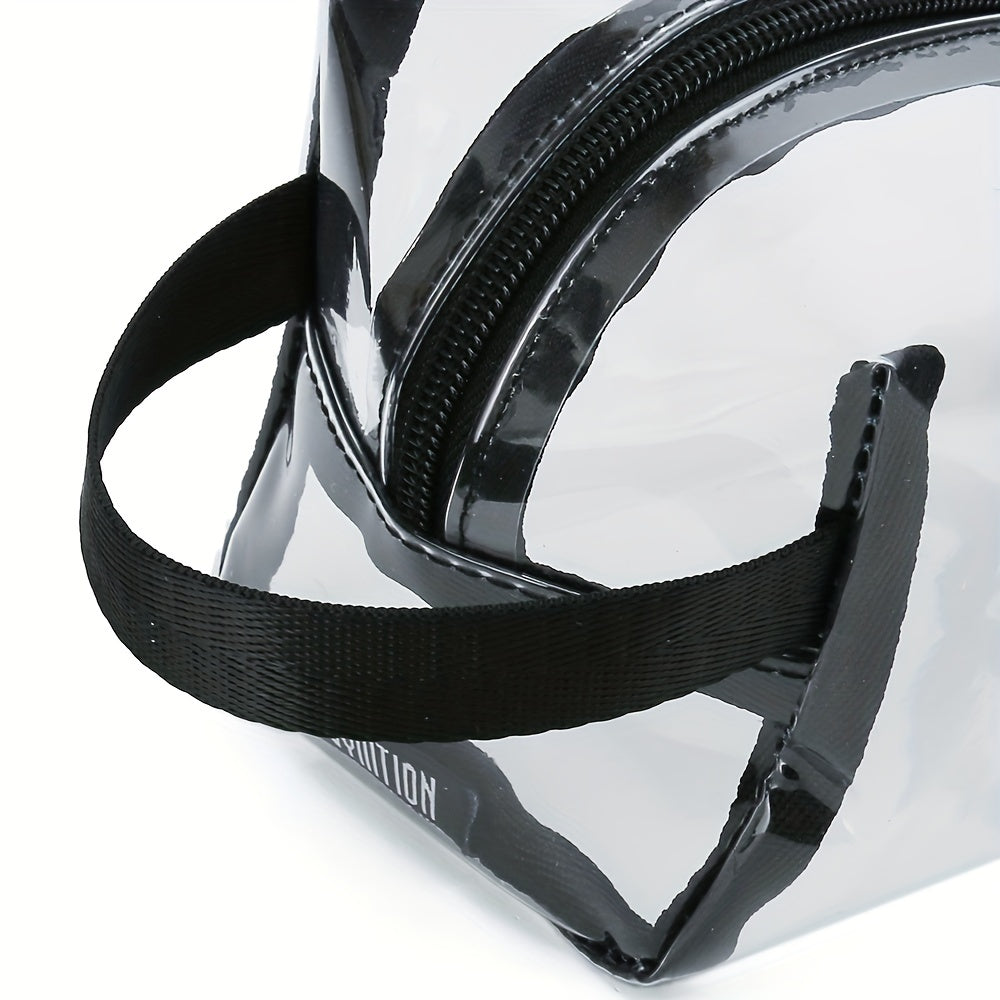 Clear PVC Zipper Travel Pouch Toiletry Bag Waterproof Makeup Bag