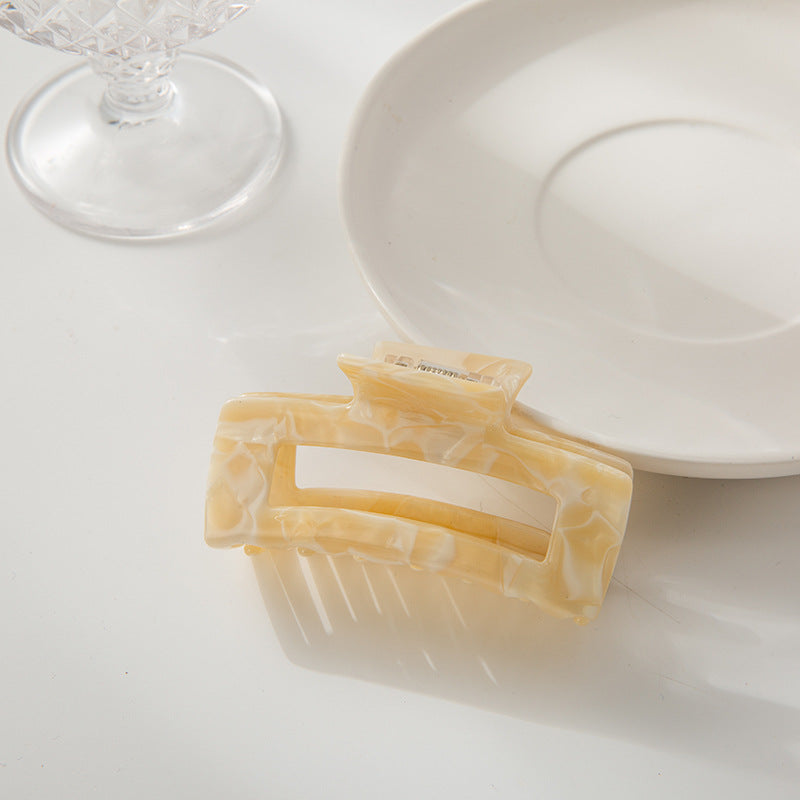 Square Geometric Hair Claw Clip Non Slip Strong Hold Grip Hair Jaw Clip