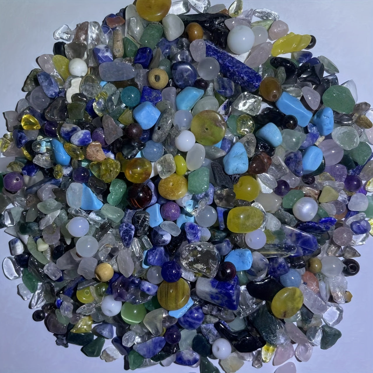 Natural Chip Stone Beads Gemstone DIY Jewelry Making Healing Crystal