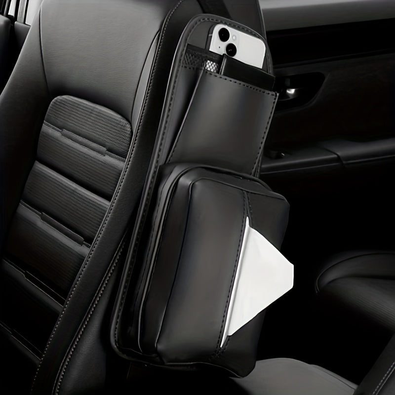 High Seat Side Storage Bag Car Tissue Box Car Interior Decoration