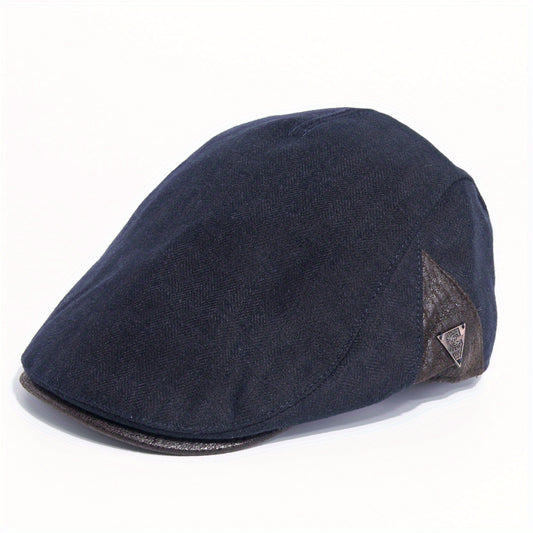 Winter Woolen Newsboy Flat Cap Warmer Beret Hat Men's Ivy Golf Hats