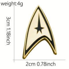 Cartoon Fleet Brooch Men Badge Lapel Jacket Jeans Pin