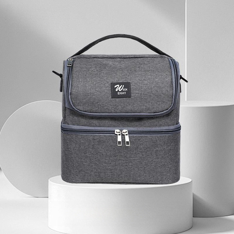 Double Layer Insulated Bag w/ Shoulder Straps