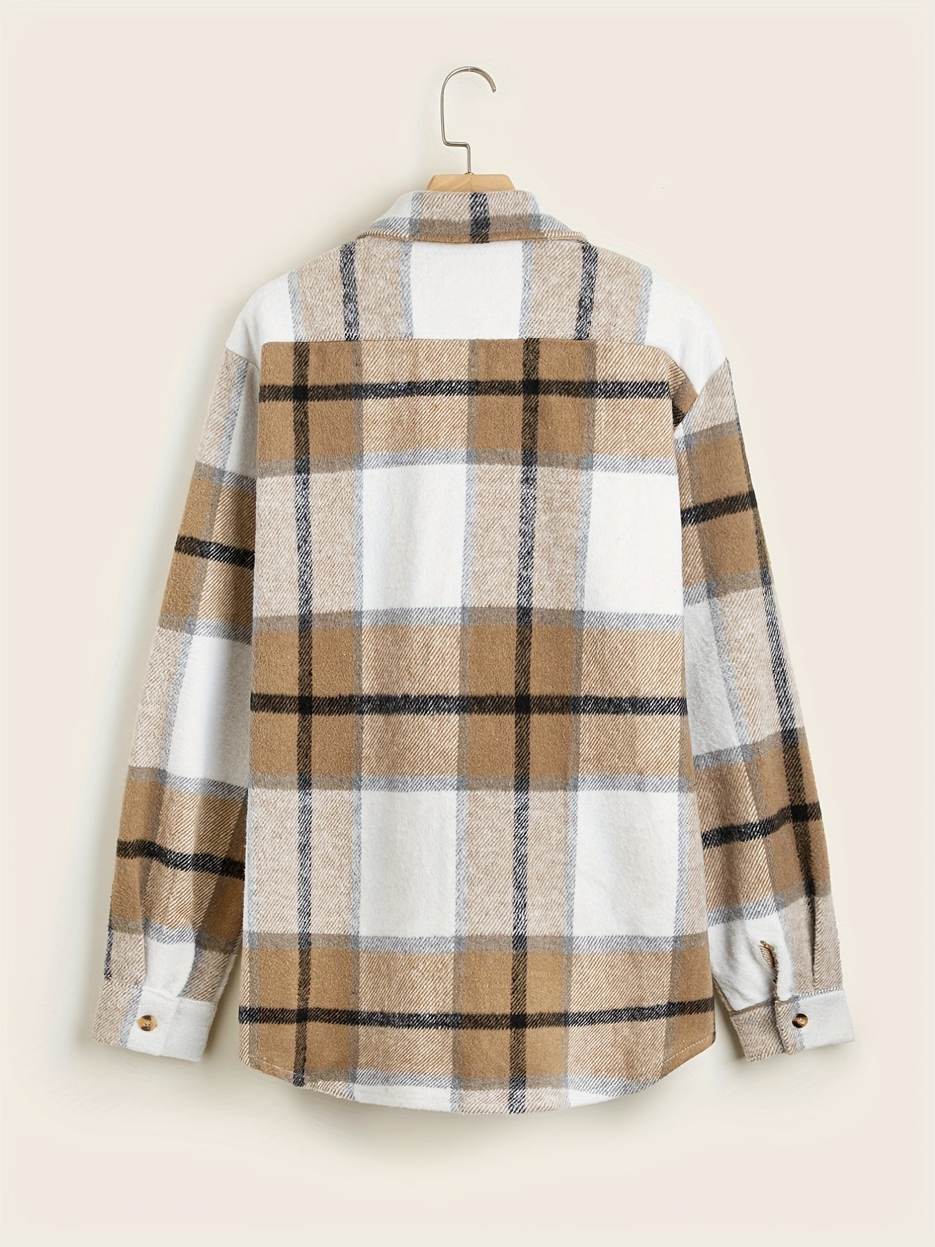 Men's Vintage Plaid Jacket for Spring Fall