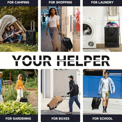 Insulated Picnic Bag with Tires - Large Capacity Oxford Fabric Cold Bag