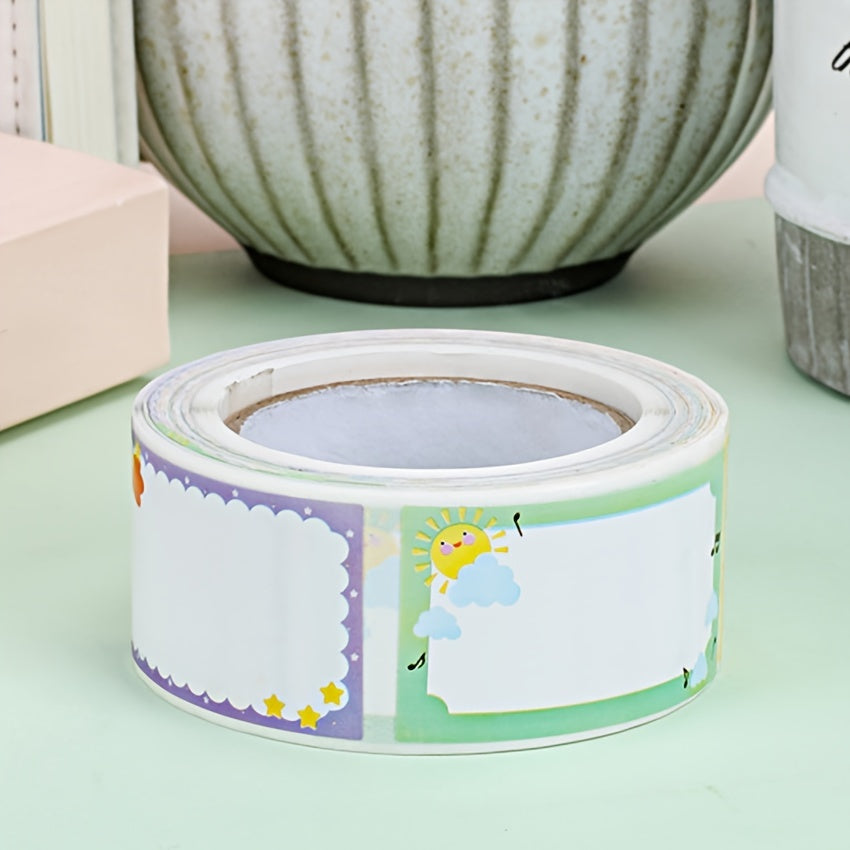 Cartoon Name Stickers for Personalizing Supplies