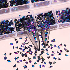 Colorful Nail Rhinestones Glass AB Crystal Kit