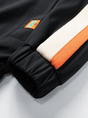 Men's High Neck Zip Up Jacket Coat For Spring Fall