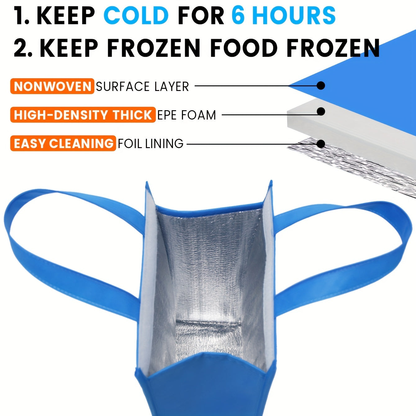 Thanksgiving Insulated Cooler Bags Leak Proof Grocery Tote