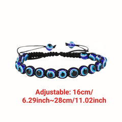 Evil Eye Bracelet Exaggerated Eye Bracelet Personality Handwoven Bracelet