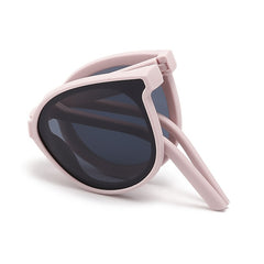 Girl's Polarized Sunglasses Soft Silicone Folding Sunglasses