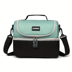 Double Layered Insulated Bag Portable Thickened Large Capacity Thermal Lunch Bag