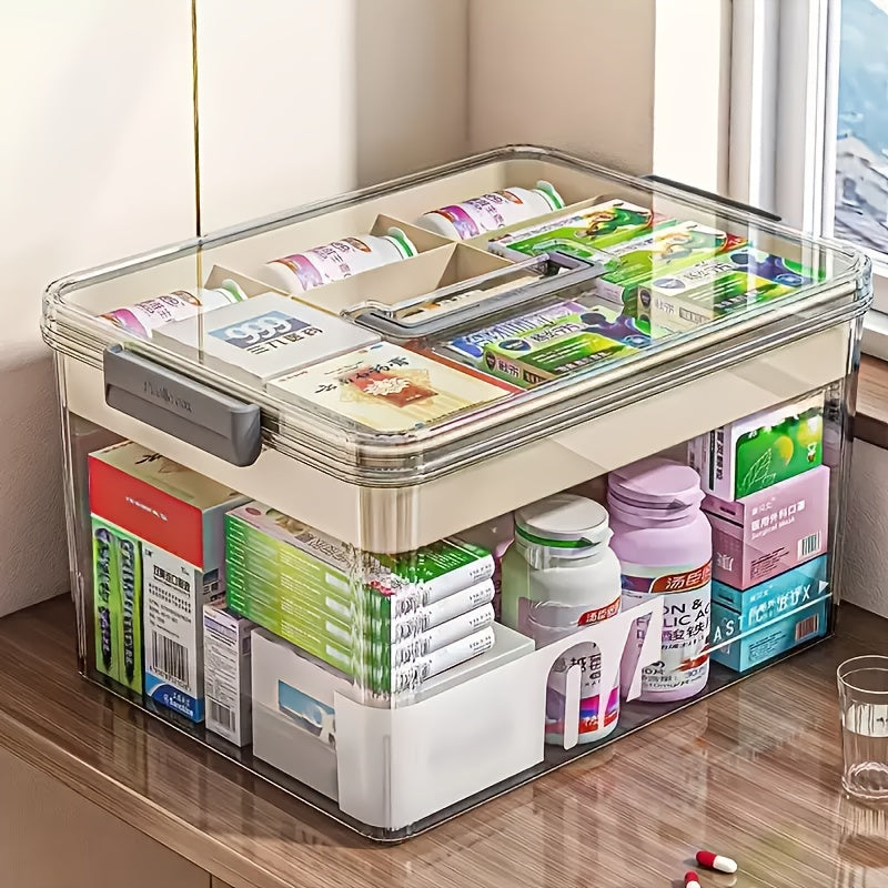 Large Capacity Medicine Storage Box, Safe and Leak-proof