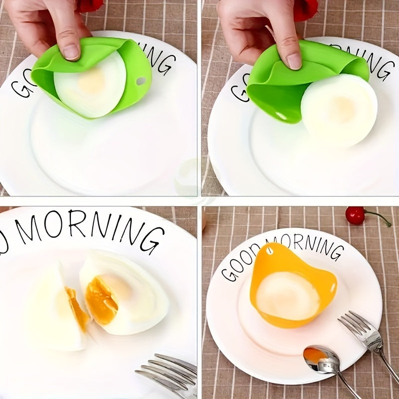 Silicone Egg Poacher Molds Pancake Cookware Tray