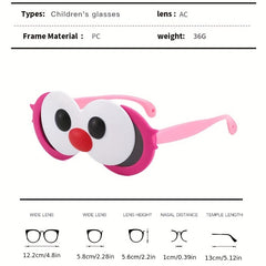 Cartoon Bird Sunglasses Flip Frame Glasses Funny Party Decor