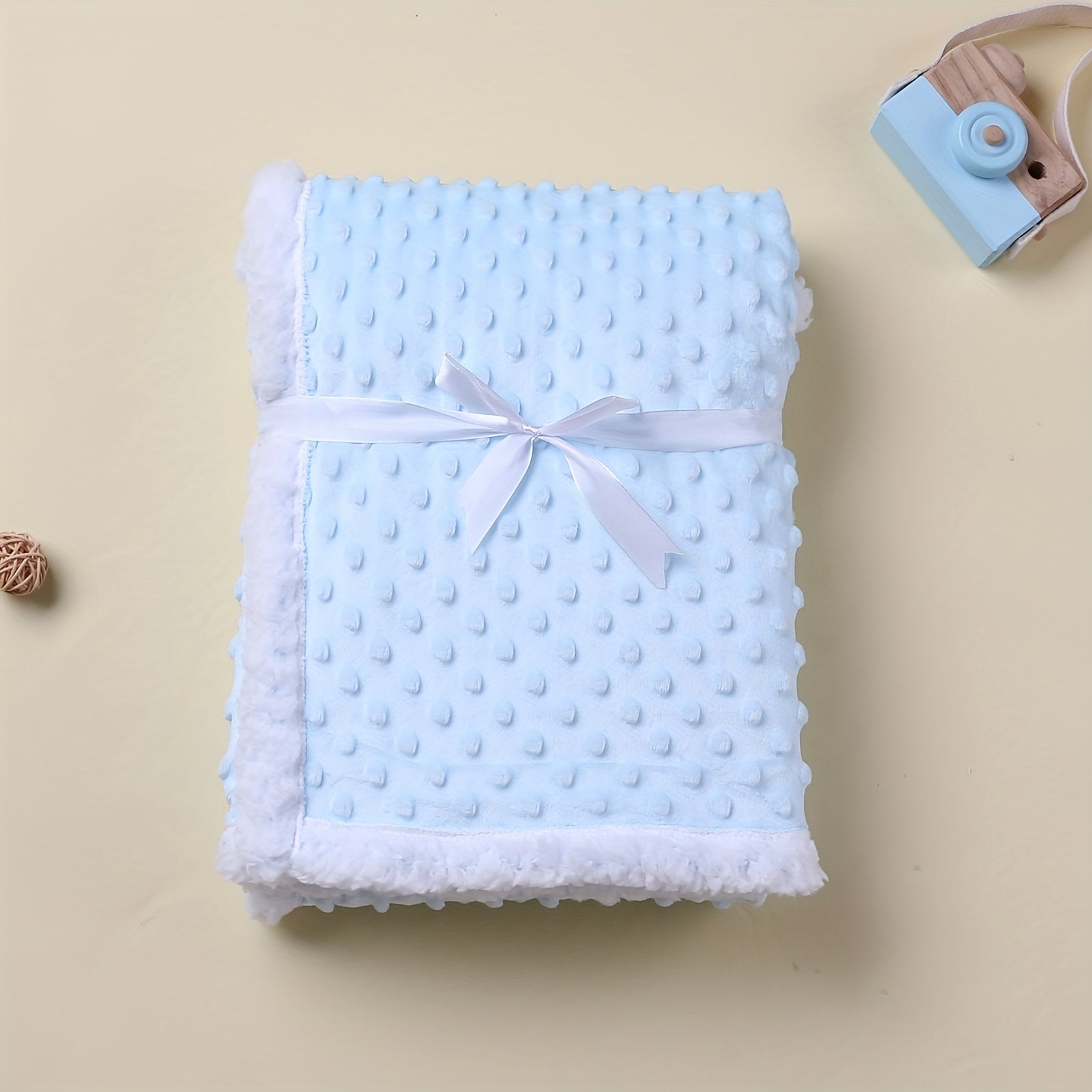 Thickened Baby Blanket Bean Velvet Touch Blanket - 0-1 Year Old