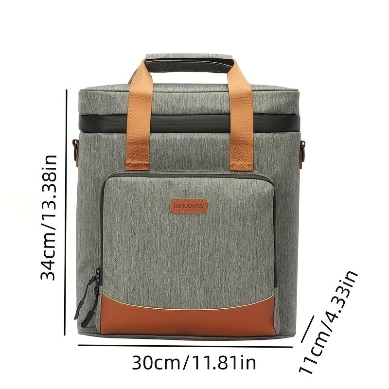 Thickened Thermal Insulation Bag for Wine, Portable Waterproof Zipper Bag