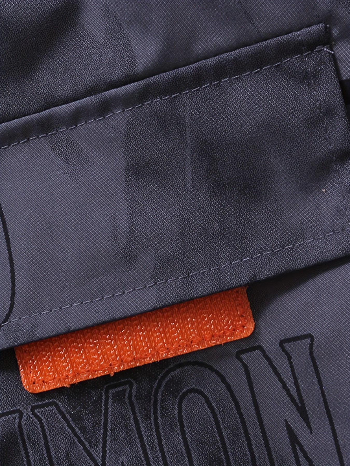 Men's Robot & Letter Print Windproof Jacket