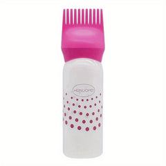 Colorful Hair Dye Applicator Bottle with Scale, Salon & Home Use