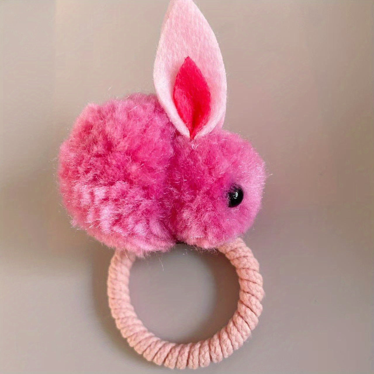 Kids Girls Hair Tie Plush Rabbit Rubber Bands Hair Rope Hair Bands Hair Accessor