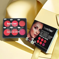 6 Shade Natural Toning Eyeshadow Palette