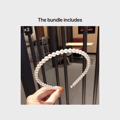 Faux Pearl Hairbands Bridal Hair Hoop Wedding Hair Accessories