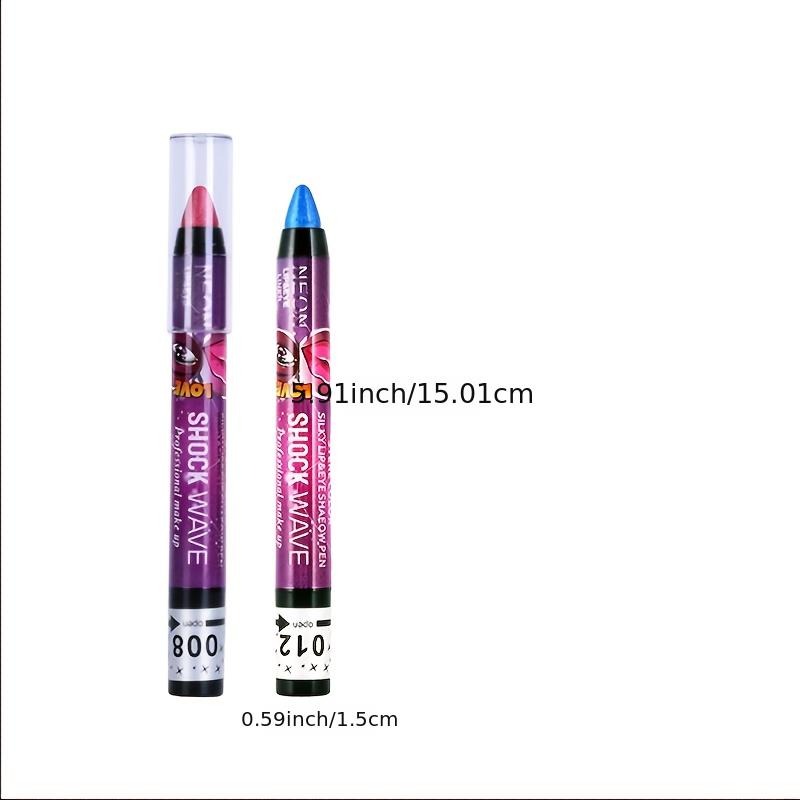 20 Eyeshadow Pencil Lipstick Pen Waterproof 2 In 1 Eyeshadow Stick