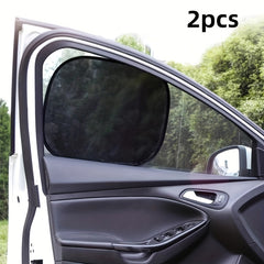 2pcs Car Side Window Sunshade Stickers Heat Insulation for Most Cars