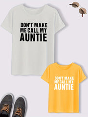 Parent & Me Daddy & Baby Parent Child Letters Print T Shirt