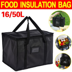 Insulated Cooler Bag Waterproof Thermal Tote for Food Pizza Takeaway