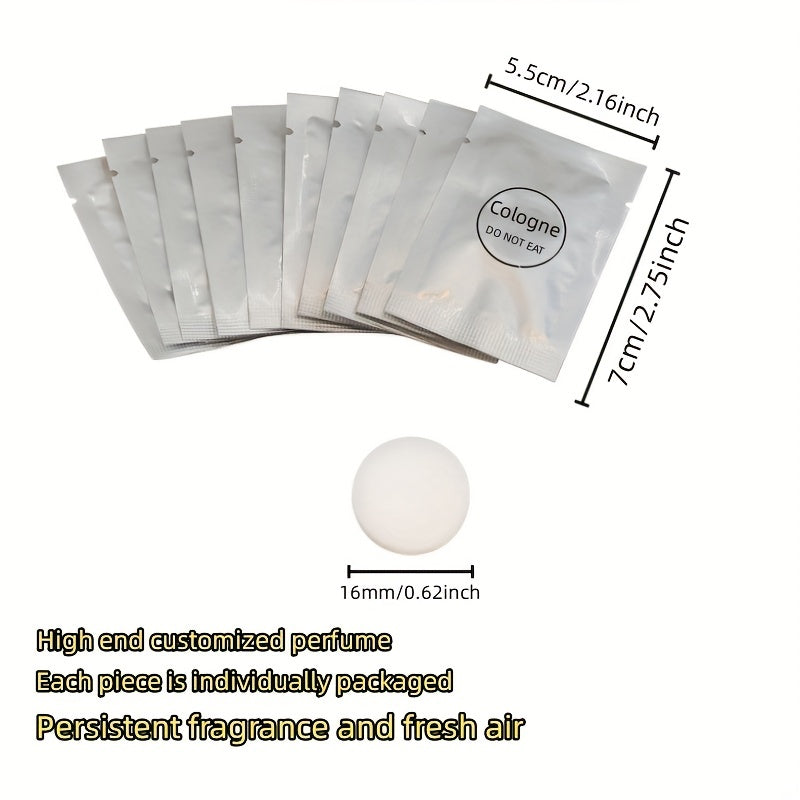 4pcs Car Fragrance Tablets Air Freshener Car Air Vent Perfume Car Accessories