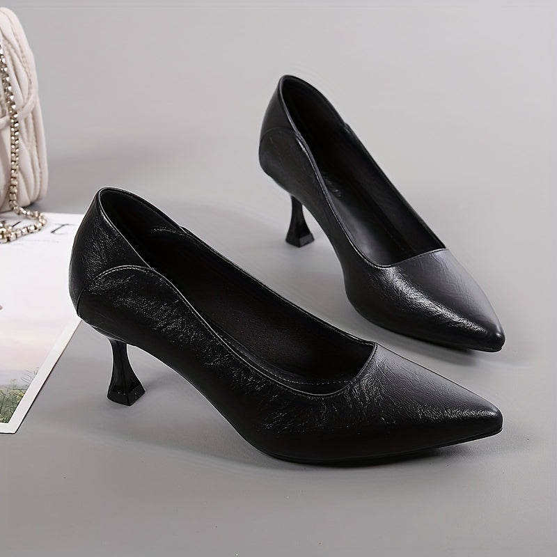 Women's Stiletto Heels Pointed Toe Work Shoes