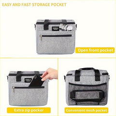 XINSILU Insulated Lunch Bag Ice Pack Leakproof Cooler Tote