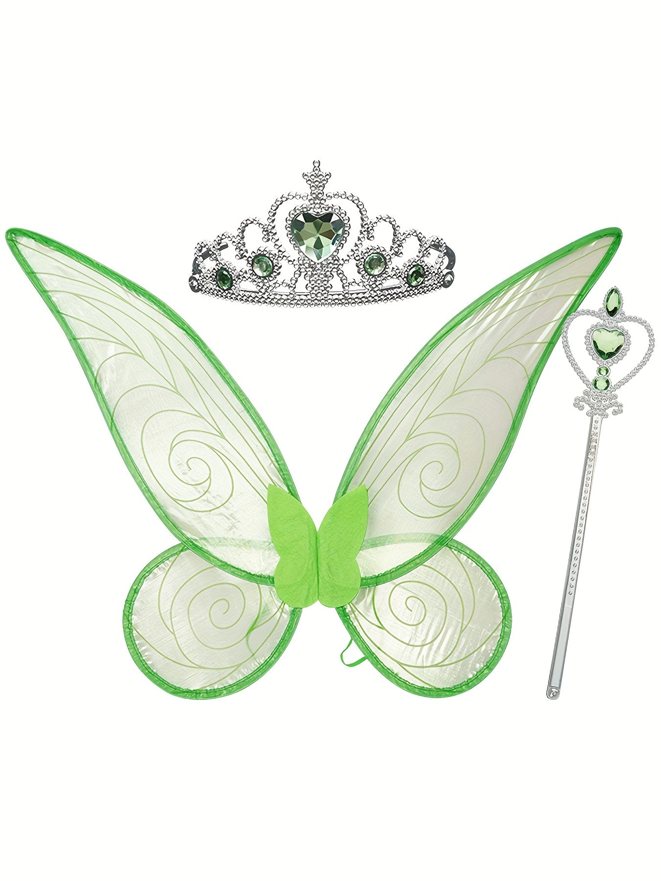 Fairy Wings For Girls Elf Cosplay Costume Kid's Fairy Tale Character Dress Up