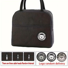 Red Rose & Butterfly Insulated Lunch Bag Waterproof Tote for School Office Picni