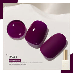 8 Colors Macaroon Candy Gel Nail Polish Pink Green Yellow Jelly Gel Polish