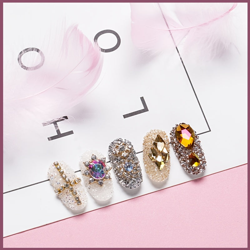 Glass Crystal Flat Back Nail Rhinestones 1440pcs