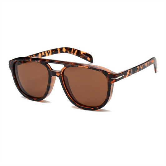 OUWEN Polarized Square Aviator Sunglasses Oversized Vintage Shades