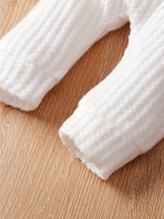 3pcs Baby Boys Long Sleeves T shirt & Pants & Cap Set