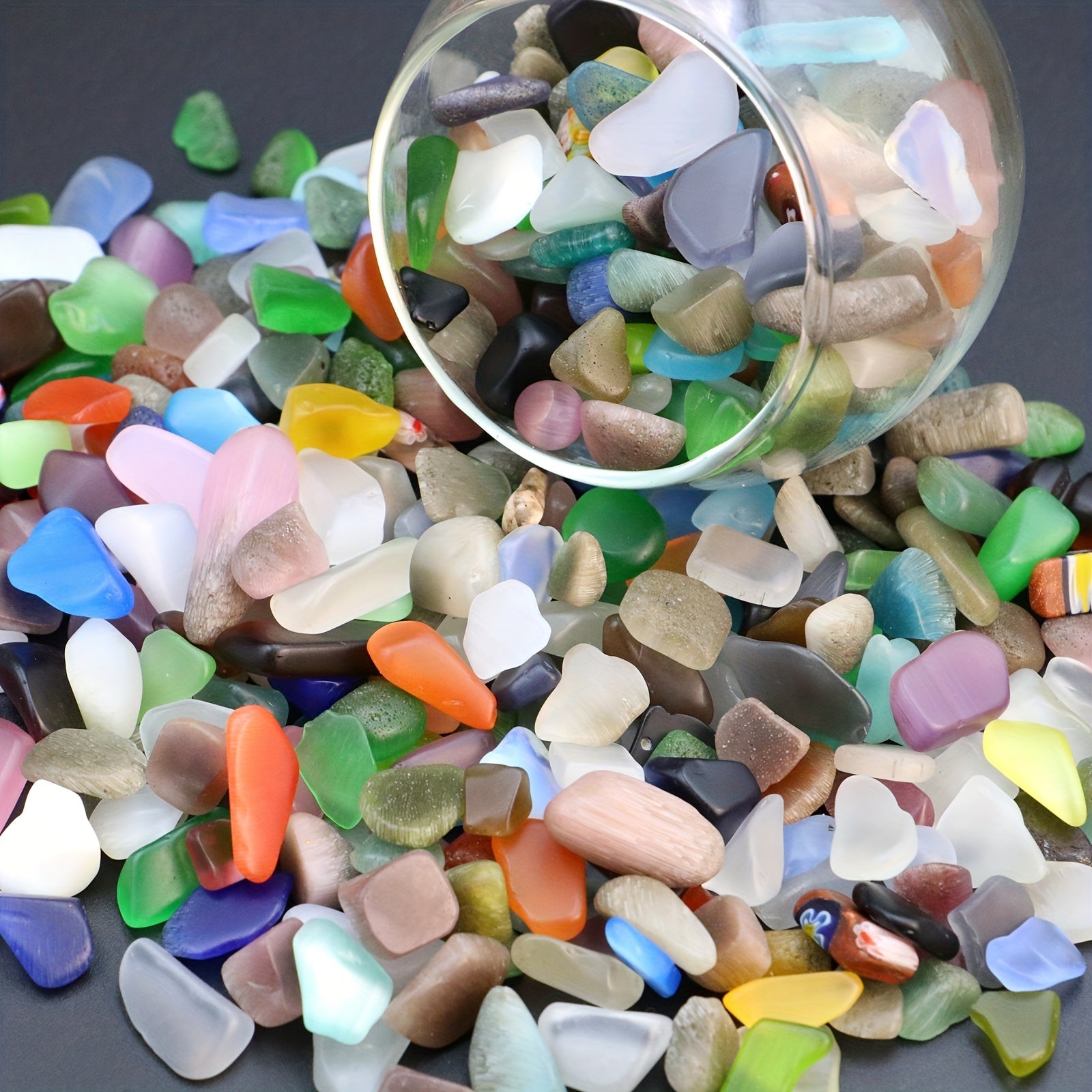Opal Quartz Crystal Stone Gravel Tank Decor Natural Stones And Minerals