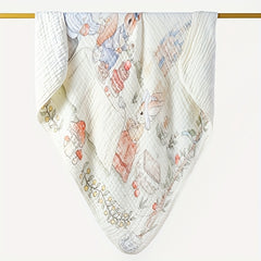 Cozy Kids Bath Towel 6 Layer Absorbent Quilt Soft Polyester Knit