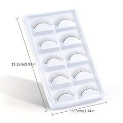 Lash Mannequin Head 25 Pairs Practice Lashes For Eyelash Extensions Training