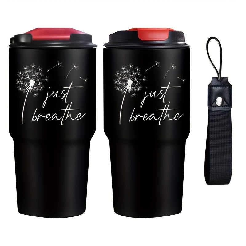 20oz Stainless Steel Tumbler with Lid Insulated Travel Mug