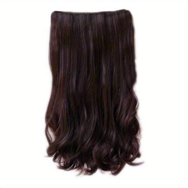 One piece Big Wave Curly Hair Extension Wig