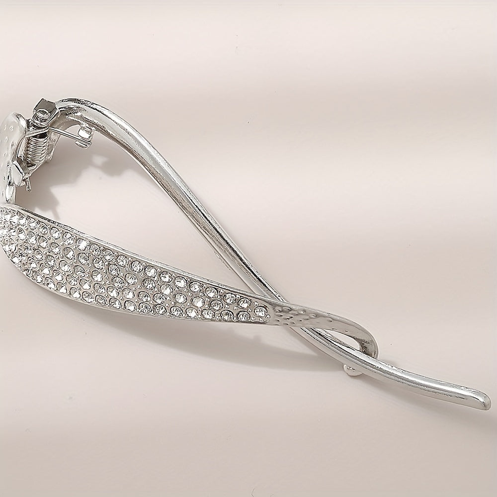 Liquid Metal Butterfly Hairpin Clip Head Claws Hair Style Accessories