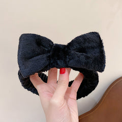 Bow Headband For Face Washing Spa Skincare