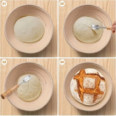 Stainless Steel Bread Lame Set with 5 Blades for Sourdough Bread