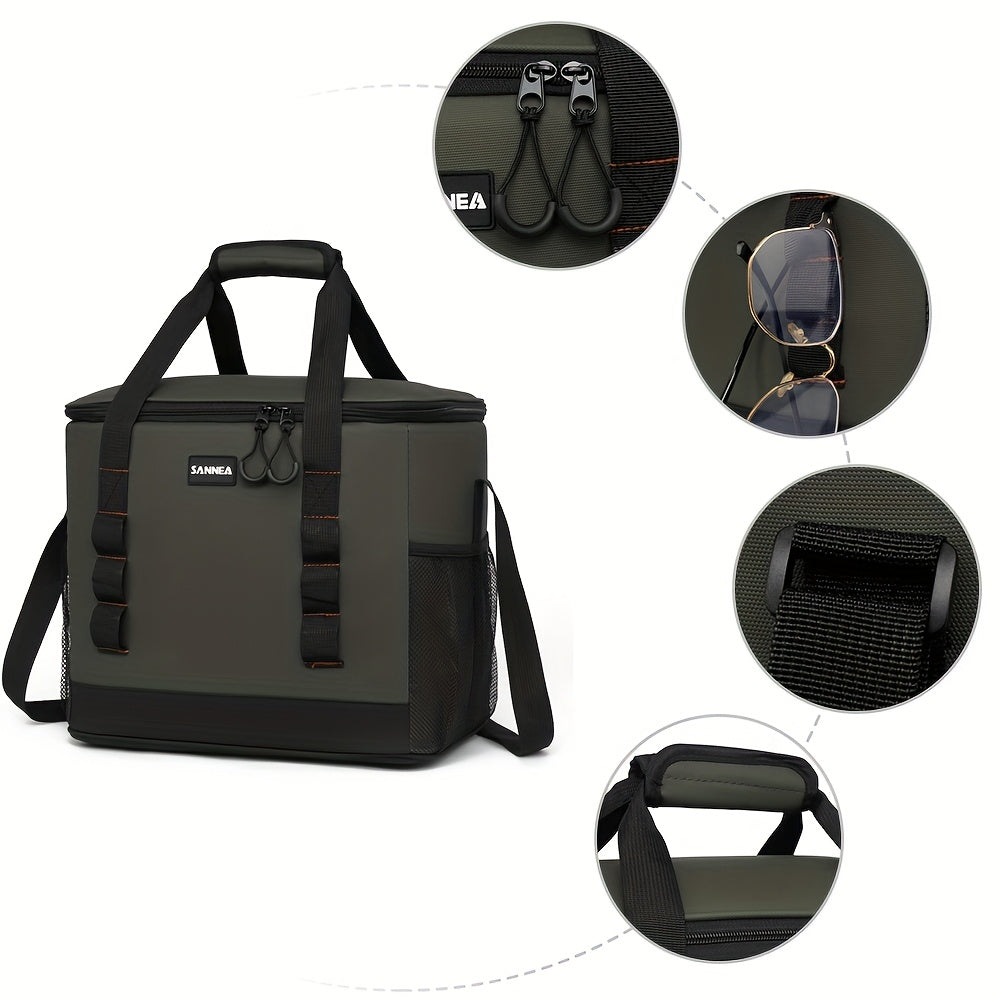 Water Resistant Insulated Cooler Bag for Picnic & Camping