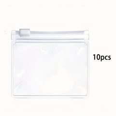 Reusable Medicine Storage Bags Set Zipper Bait Jewelry Self Sealing